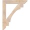 Ekena Millwork Merced Slat Smooth Bracket, Douglas Fir, 5 1/2"W x 40"D x 48"H BKT06X40X48MRC06SDF - alternate 3